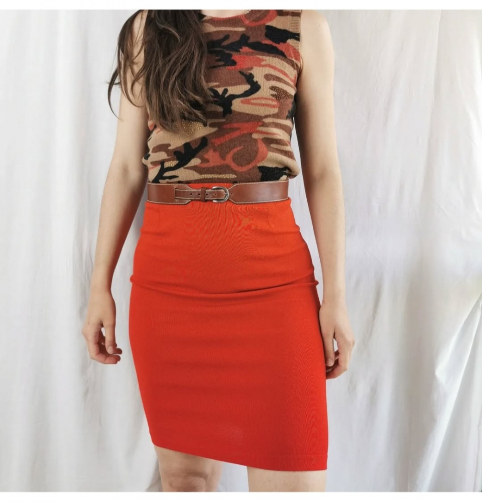 Wolford Jupe bodycon rouge