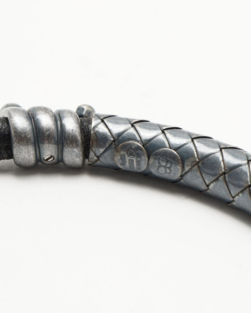 Bottega Veneta Intrecciato Leather Bracelet