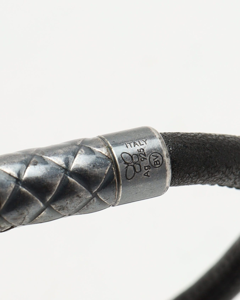 Bottega Veneta Intrecciato Leather Bracelet