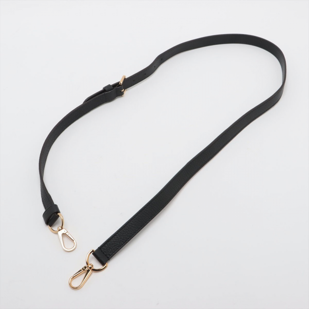 Louis Vuitton Capucines PM Taurillon Leather 2-Ways Handbag Black