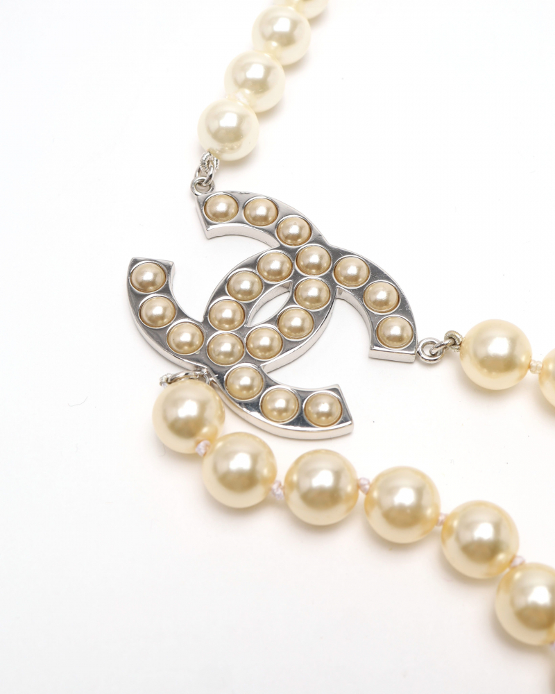 Chanel Pearl CC Double-Layer Belt