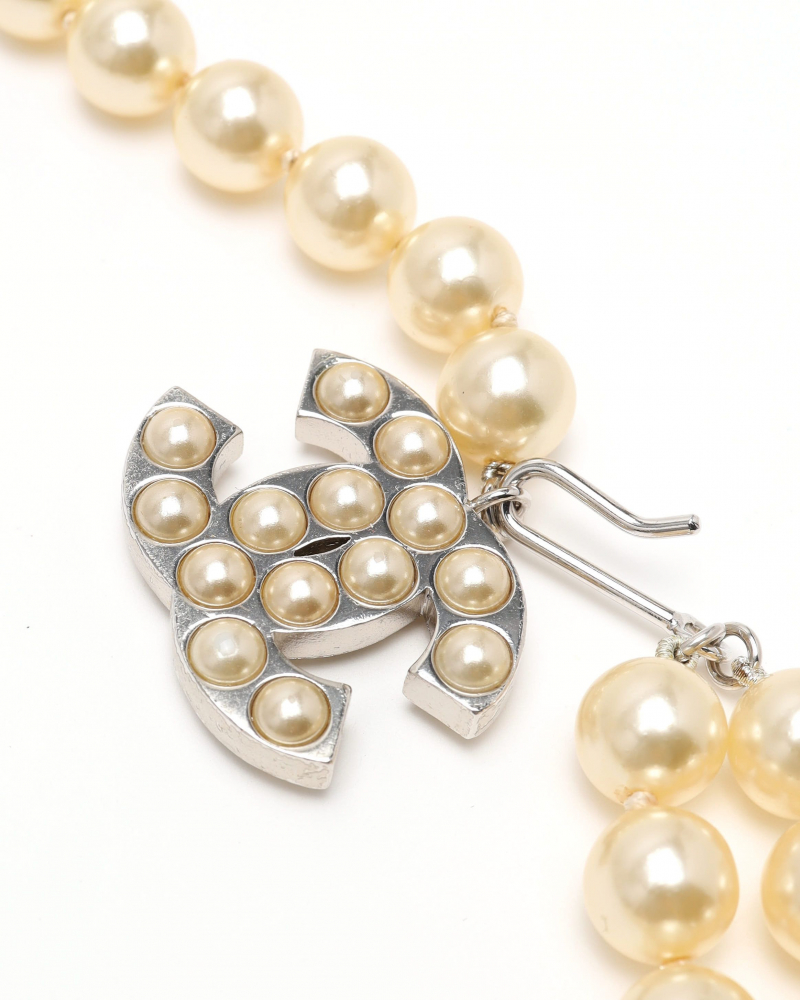 Chanel Pearl CC Double-Layer Belt