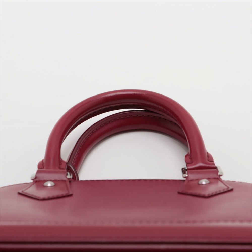 Louis Vuitton Alma BB Epi Leather Top-handle Handbag Raspberry Red