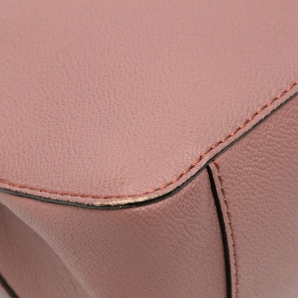 Burberry B Burberry Pink Rose Gold Calf Leather Small Grained skin Helmsley Crossbody Romania