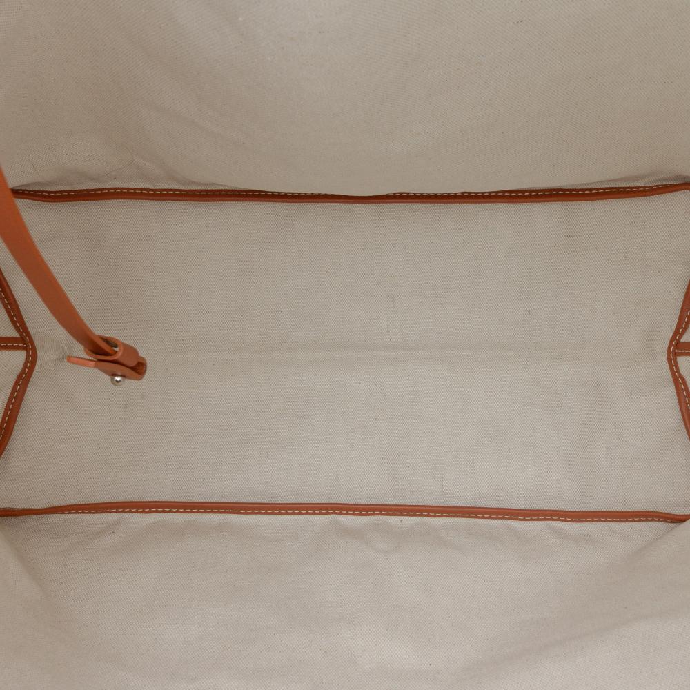 Goyard B Goyard Black Coated Canvas Fabric Goyardine Saint Louis GM France