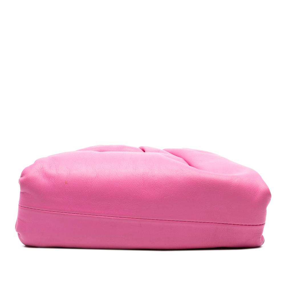 Bottega Veneta B Bottega Veneta Pink Lambskin Leather Leather Lambskin The Mini Pouch Crossbody Italy