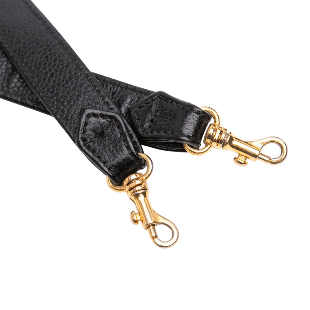 Chanel B Chanel Black Caviar Leather Leather CC Caviar Vanity Case Italy