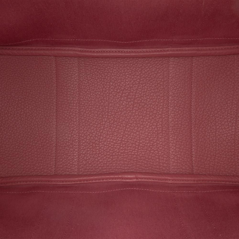 Hermès B Hermès Pink Canvas Fabric Toile and Negonda Garden Party 36 France