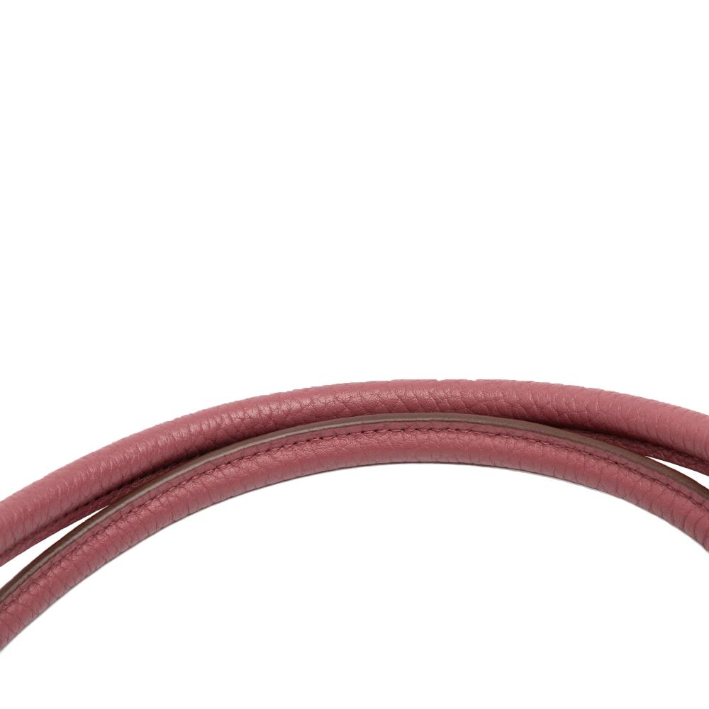 Hermès B Hermès Pink Canvas Fabric Toile and Negonda Garden Party 36 France