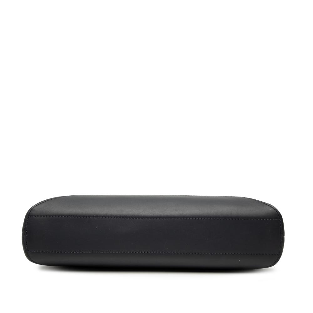 Louis Vuitton B Louis Vuitton Black Calf Leather Damier Infini Avenue Soft Briefcase France