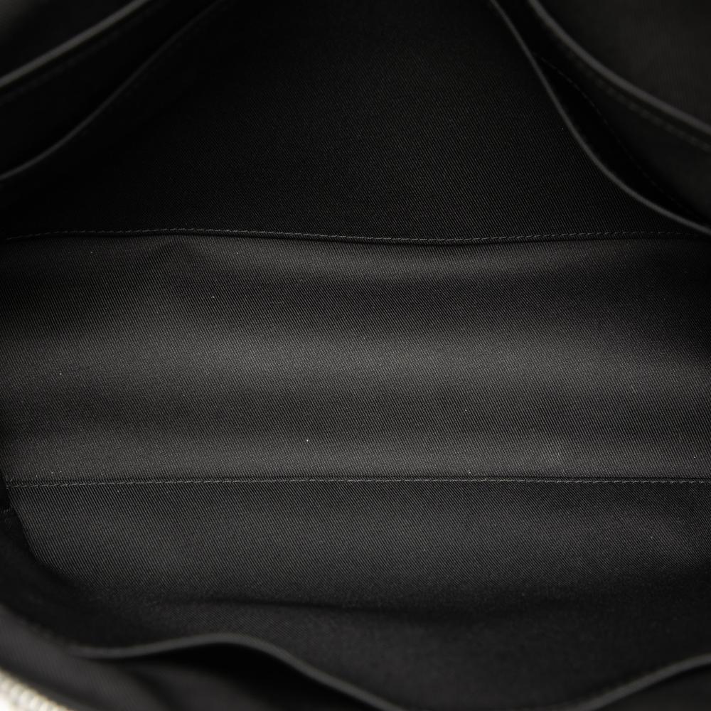 Louis Vuitton B Louis Vuitton Black Calf Leather Damier Infini Avenue Soft Briefcase France