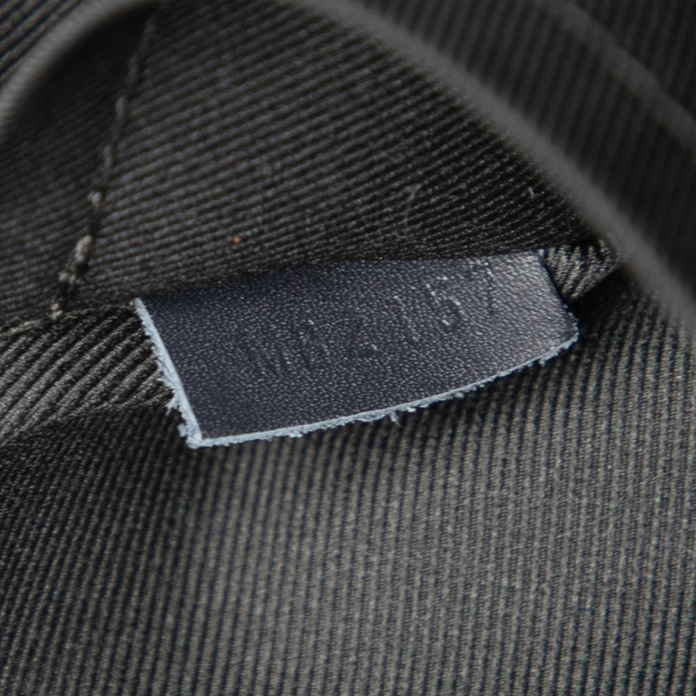 Louis Vuitton B Louis Vuitton Black Calf Leather Damier Infini Avenue Soft Briefcase France