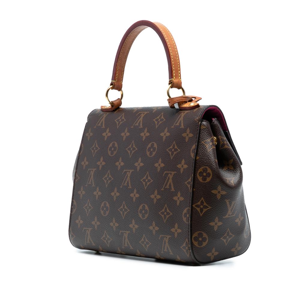 Louis Vuitton B Louis Vuitton Brown Monogram Canvas Fabric Monogram Cluny BB France
