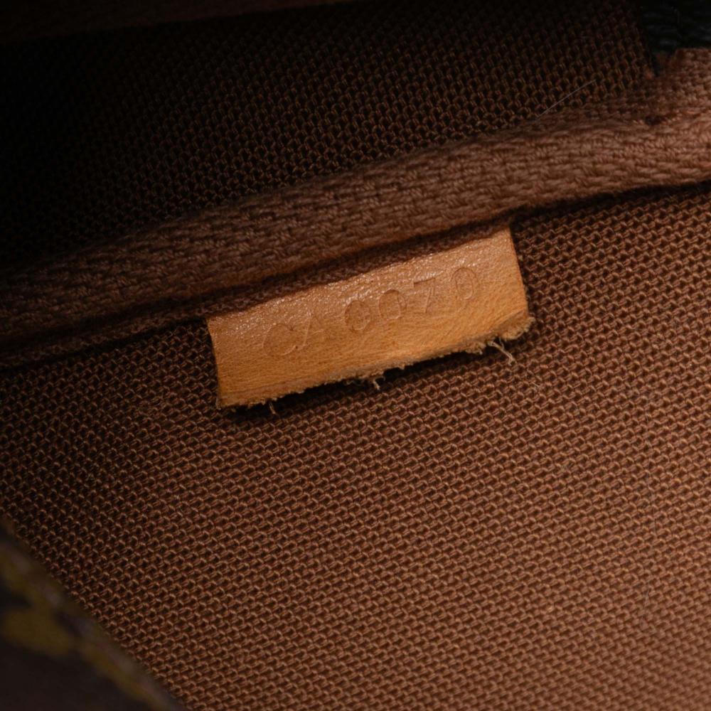 Louis Vuitton B Louis Vuitton Brown Monogram Canvas Fabric Monogram Pochette Accessoires Spain