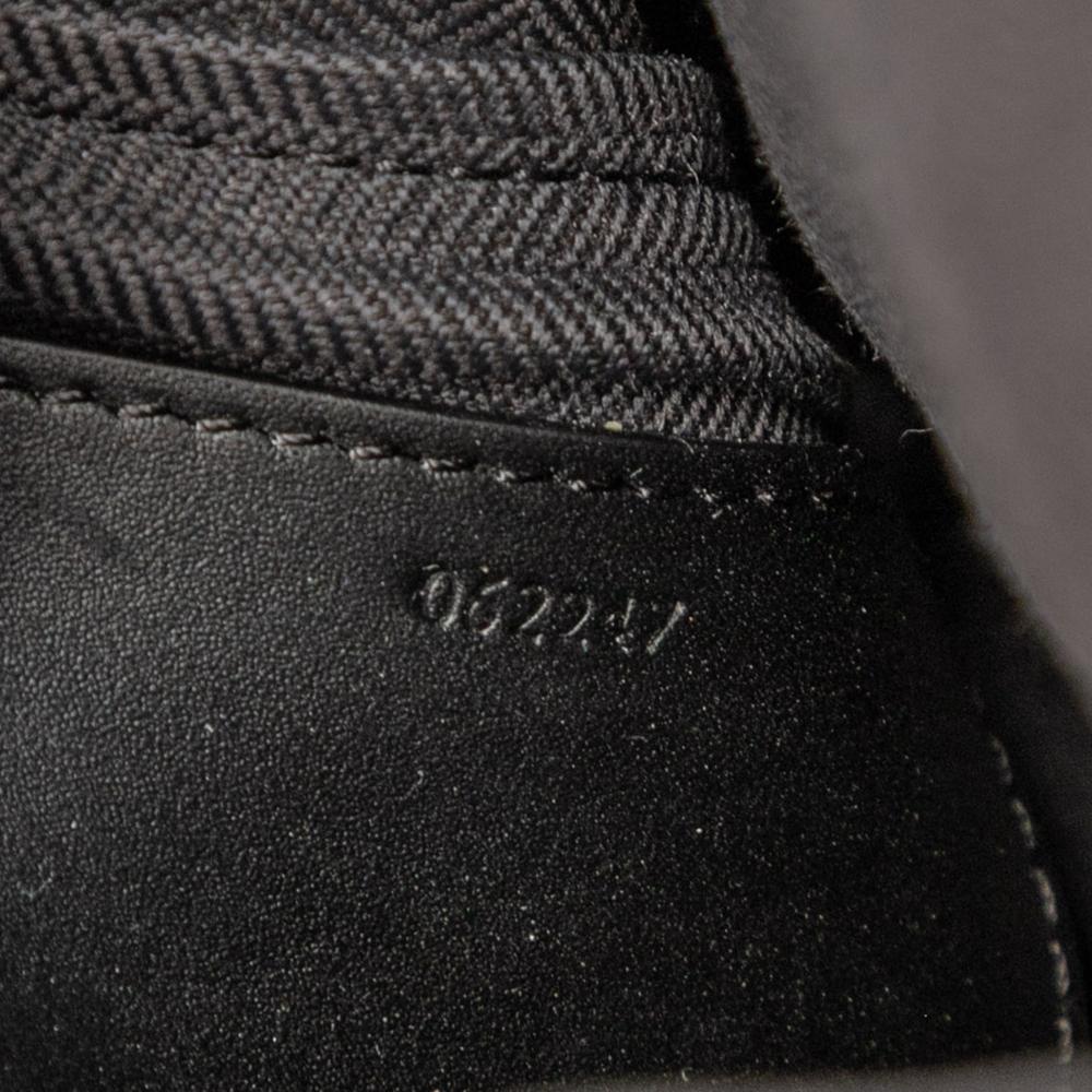 Loewe B LOEWE Black Calf Leather Satin skin Anagram Vertical Pocket Crossbody Spain