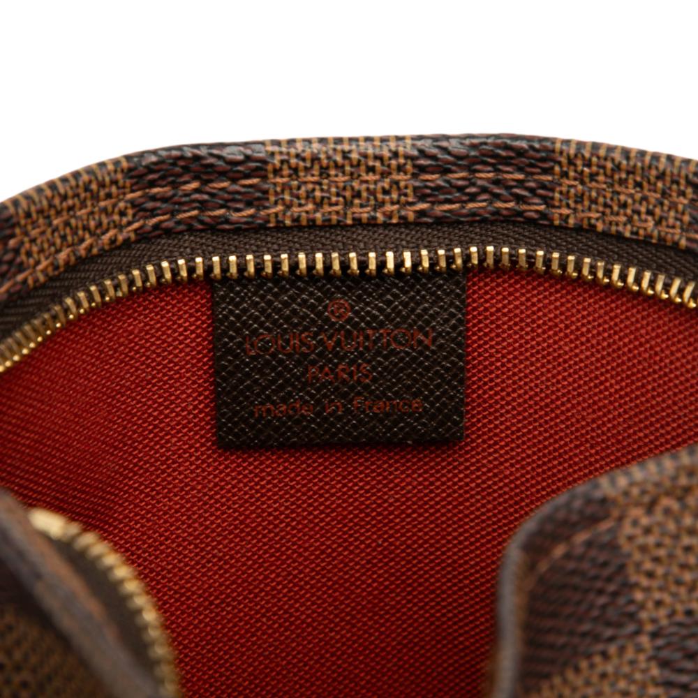 Louis Vuitton AB Louis Vuitton Brown Damier Canvas Fabric Damier Ebene Trousse Pochette France
