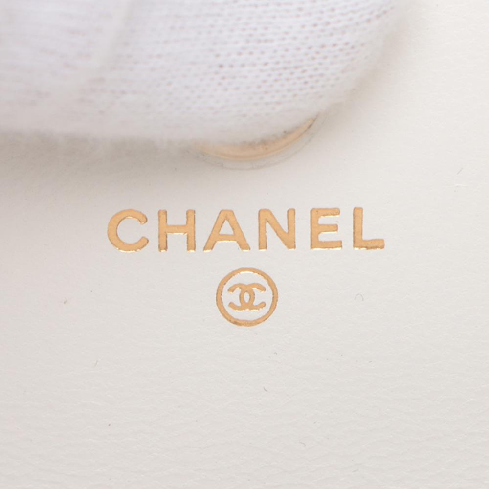 Chanel White Quilted Lamsbskin Punk Essentials Chain Flap Belt Bag France