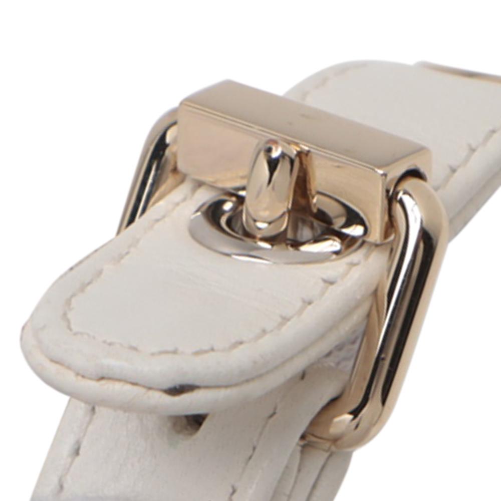 Chanel White Quilted Lamsbskin Punk Essentials Chain Flap Belt Bag France