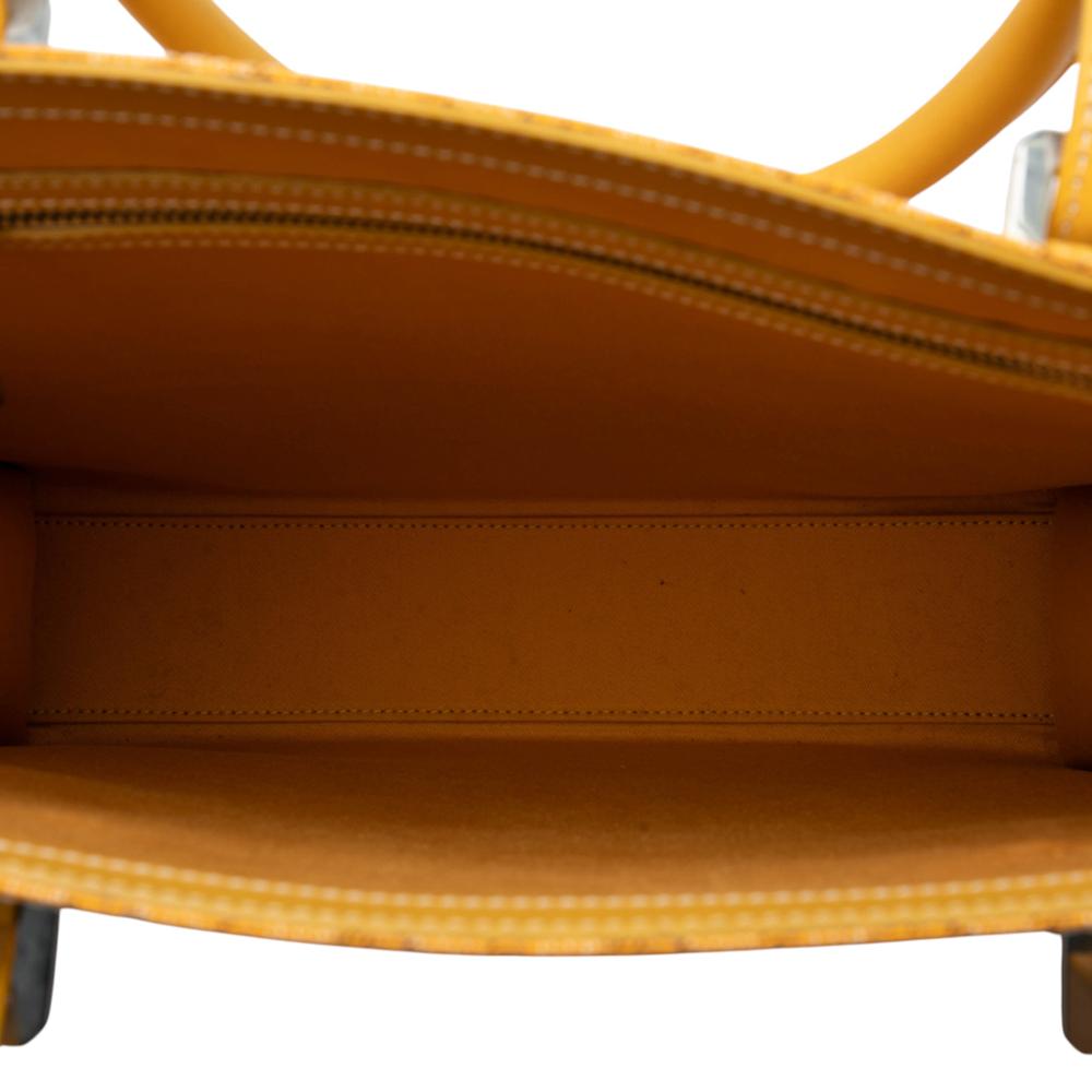 Goyard B Goyard Yellow Coated Canvas Fabric Goyardine Comores Tote GM France