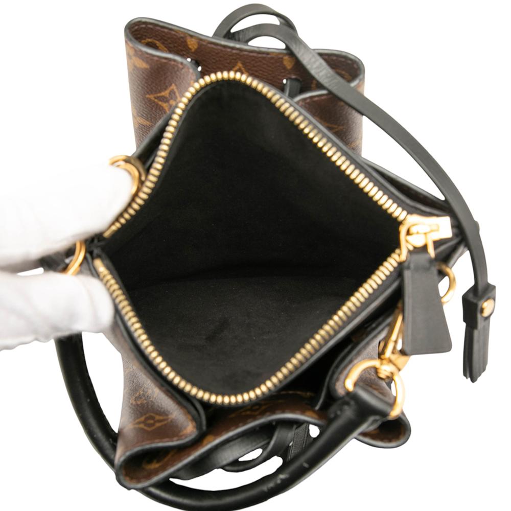 Louis Vuitton B Louis Vuitton Brown Monogram Canvas Fabric Monogram Fringed Noe Italy