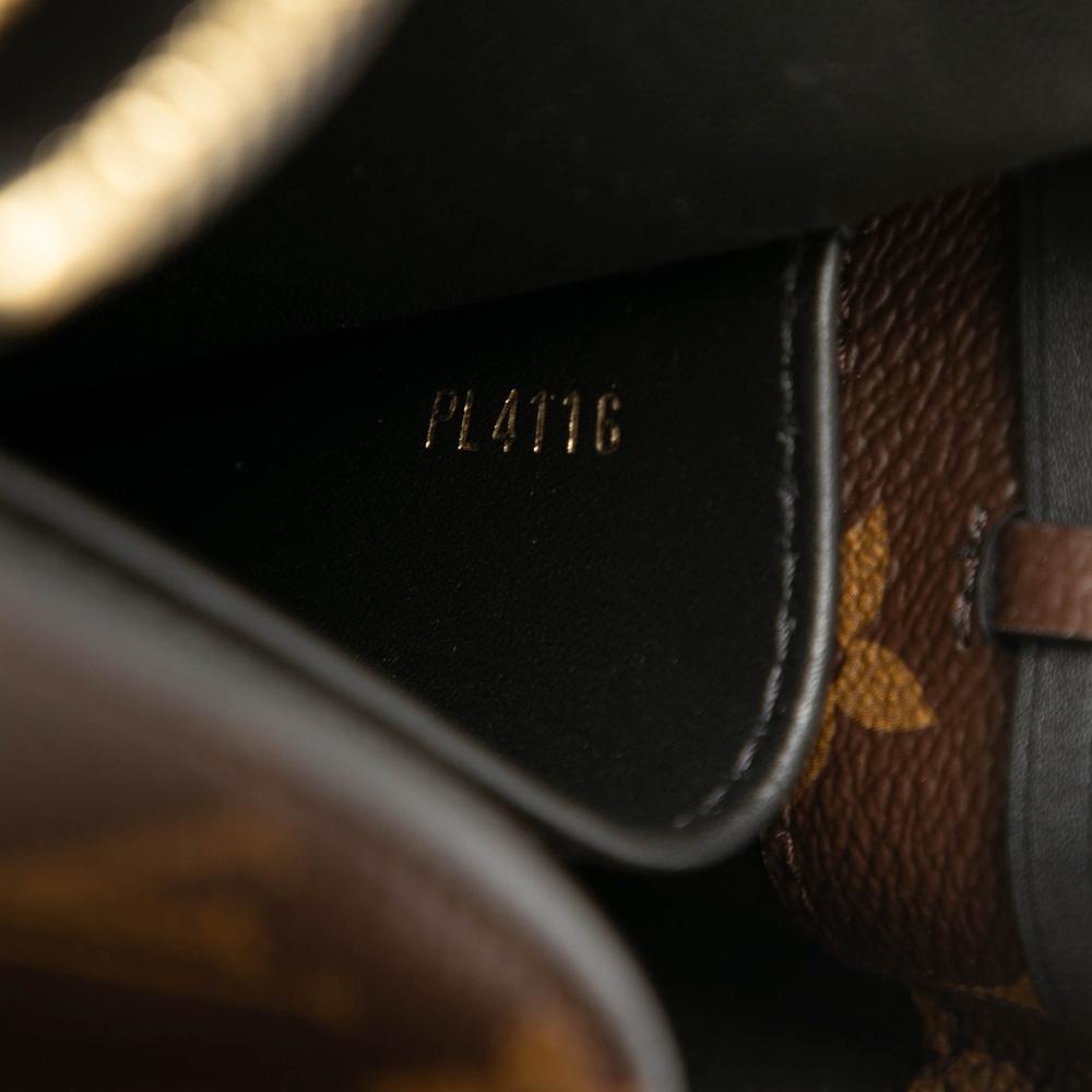 Louis Vuitton B Louis Vuitton Brown Monogram Canvas Fabric Monogram Fringed Noe Italy