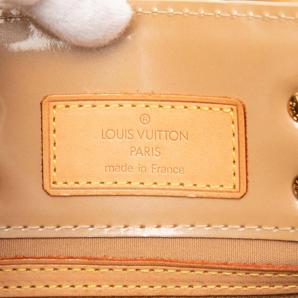 Louis Vuitton B Louis Vuitton Brown Beige Vernis Leather Leather Monogram Vernis Reade PM France