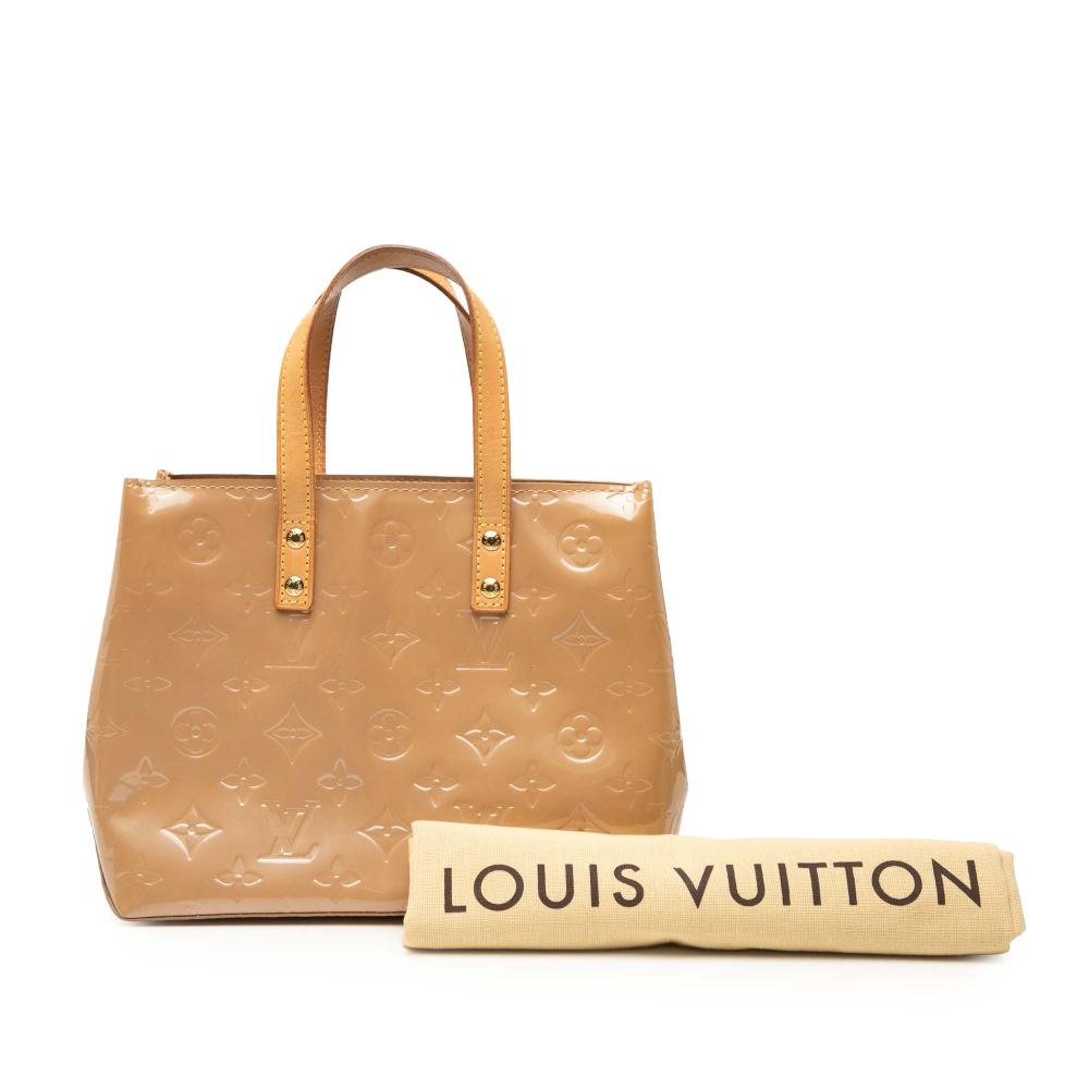 Louis Vuitton B Louis Vuitton Brown Beige Vernis Leather Leather Monogram Vernis Reade PM France