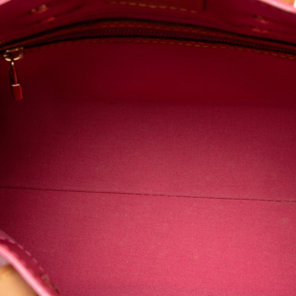 Louis Vuitton B Louis Vuitton Pink Hot Pink Vernis Leather Leather Monogram Vernis Reade PM France