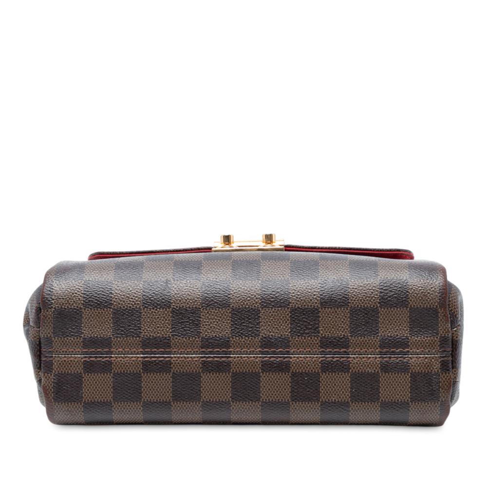 Louis Vuitton B Louis Vuitton Brown Damier Canvas Fabric Damier Ebene Croisette France