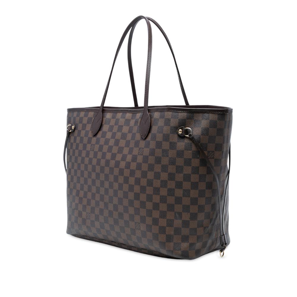 Louis Vuitton AB Louis Vuitton Brown Damier Canvas Fabric Damier Ebene Neverfull GM France