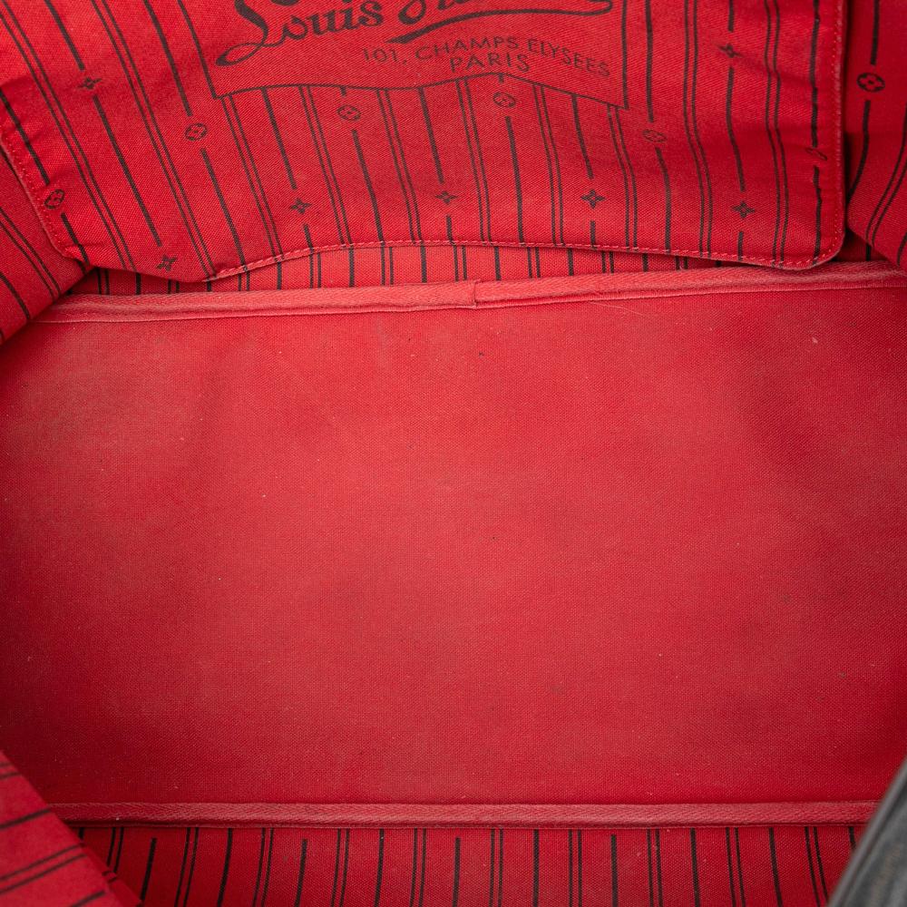 Louis Vuitton AB Louis Vuitton Brown Damier Canvas Fabric Damier Ebene Neverfull GM France