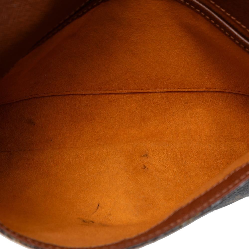 Louis Vuitton B Louis Vuitton Brown Monogram Canvas Fabric Monogram Musette Tango Short Strap France