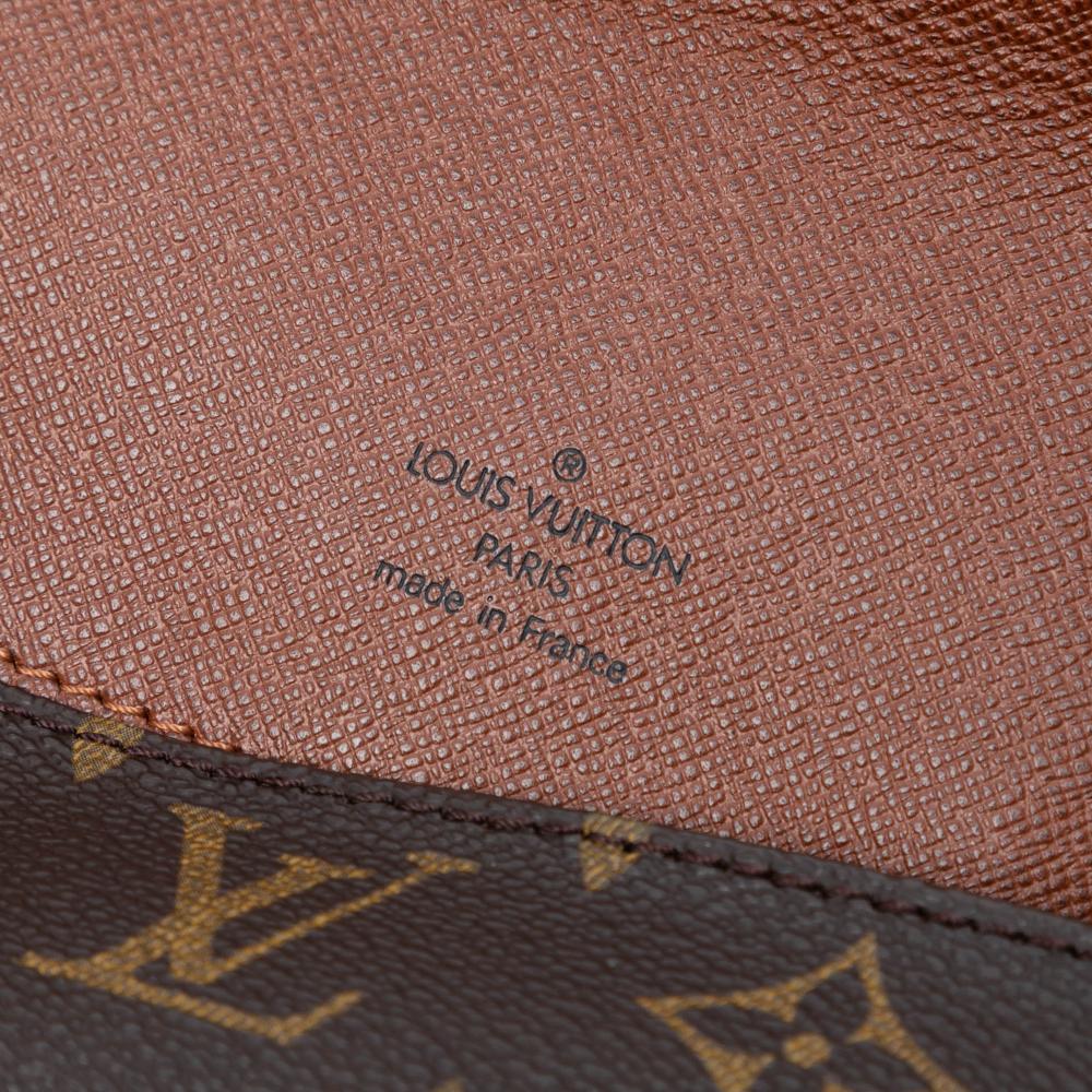 Louis Vuitton B Louis Vuitton Brown Monogram Canvas Fabric Monogram Musette Tango Short Strap France