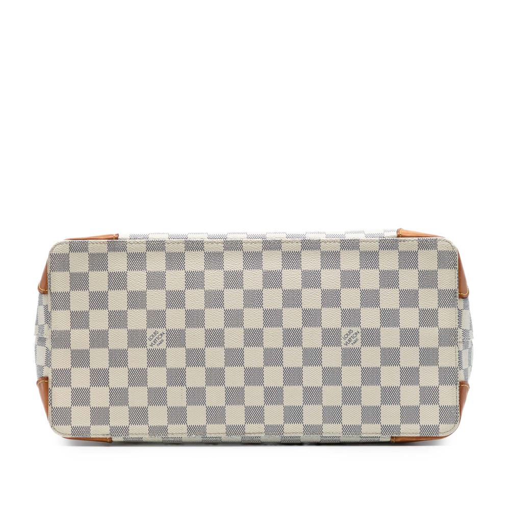Louis Vuitton B Louis Vuitton White Damier Canvas Fabric Damier Azur Hampstead MM Spain