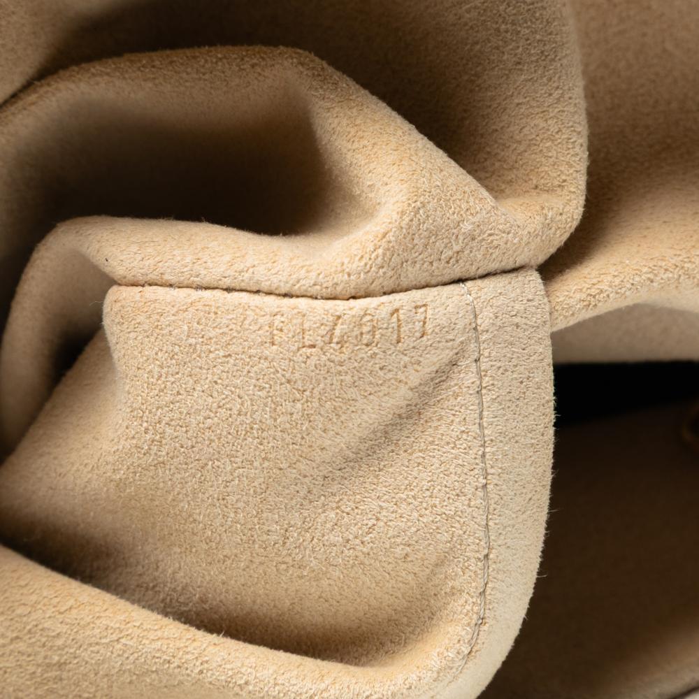 Louis Vuitton B Louis Vuitton White Damier Canvas Fabric Damier Azur Saleya MM France