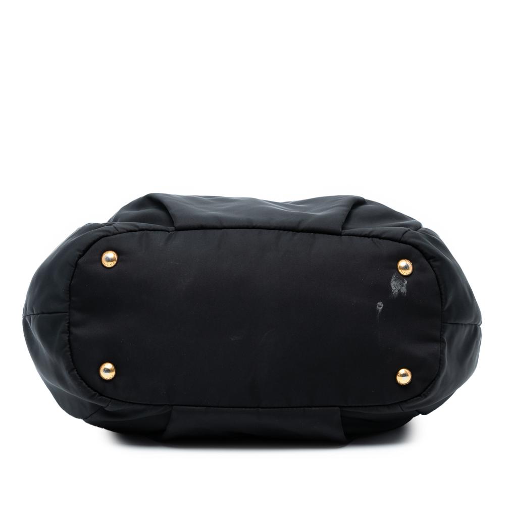 Prada B Prada Black Nylon Fabric Tessuto Satchel China