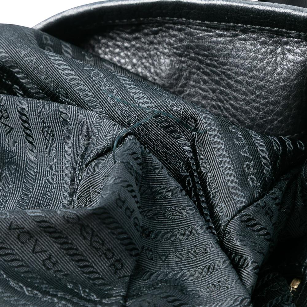 Prada B Prada Black Nylon Fabric Tessuto Satchel China