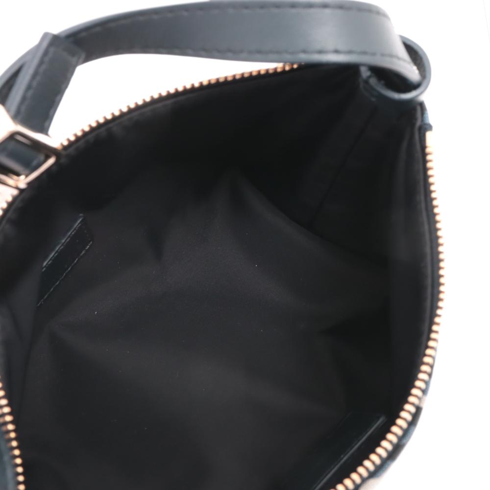 Christian Dior AB Dior Blue Nylon Fabric DiorTravel Technical Macrocannage Nomad Pouch Italy