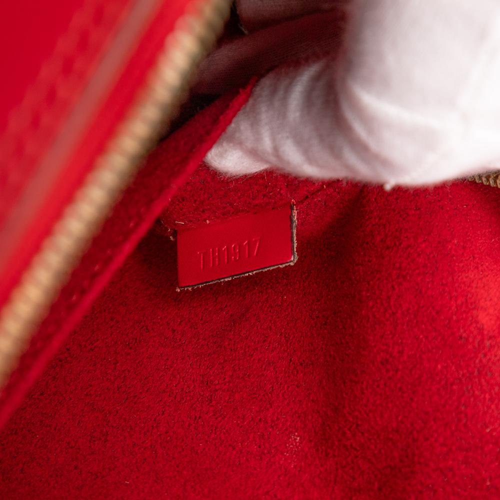 Louis Vuitton B Louis Vuitton Red Epi Leather Leather Epi Sablons France