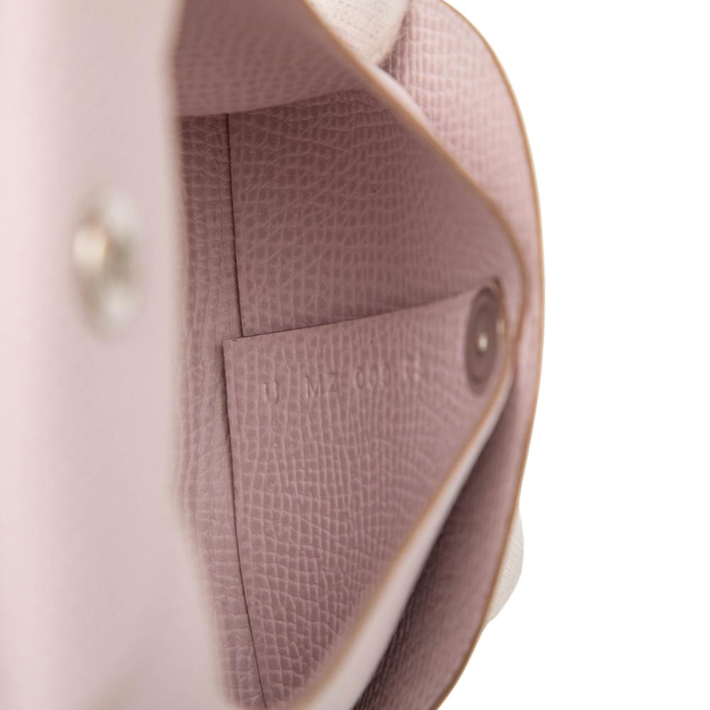Hermès A Hermès Pink Light Pink Calf Leather Epsom Bastia Coin Purse France