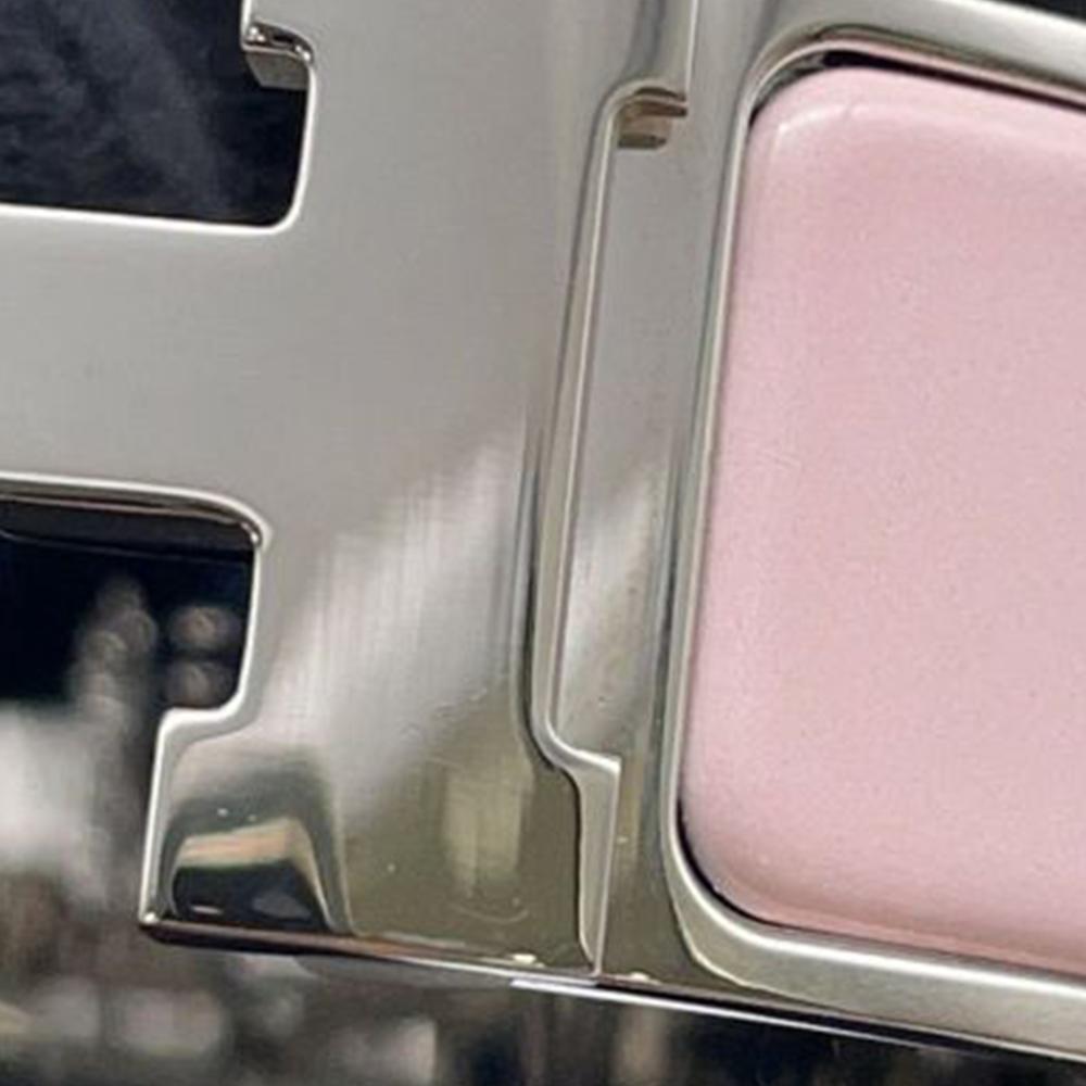 Hermès AB Hermès Pink Light Pink Enamel Other Wide Clic Clac H Bracelet PM France