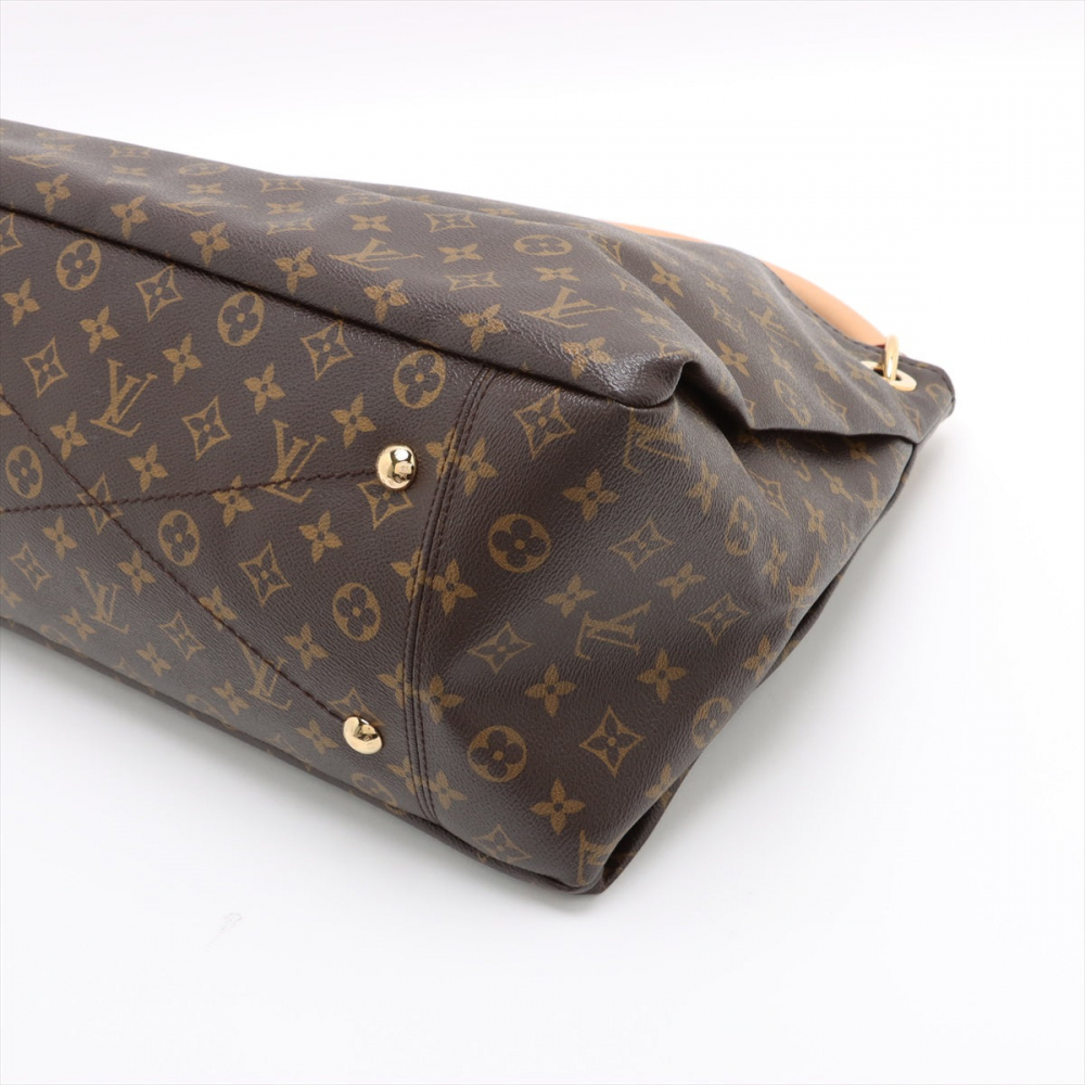 Louis Vuitton Artsy Canvas Hobo Shoulder Bag Monogram