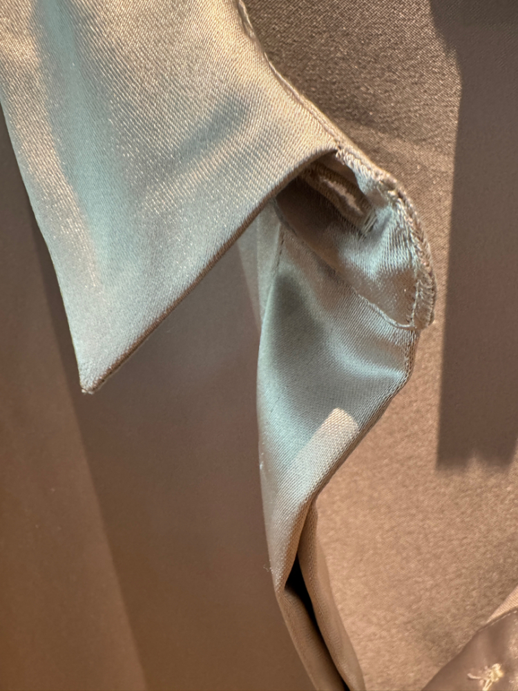 DKNY Chemise argent/beige