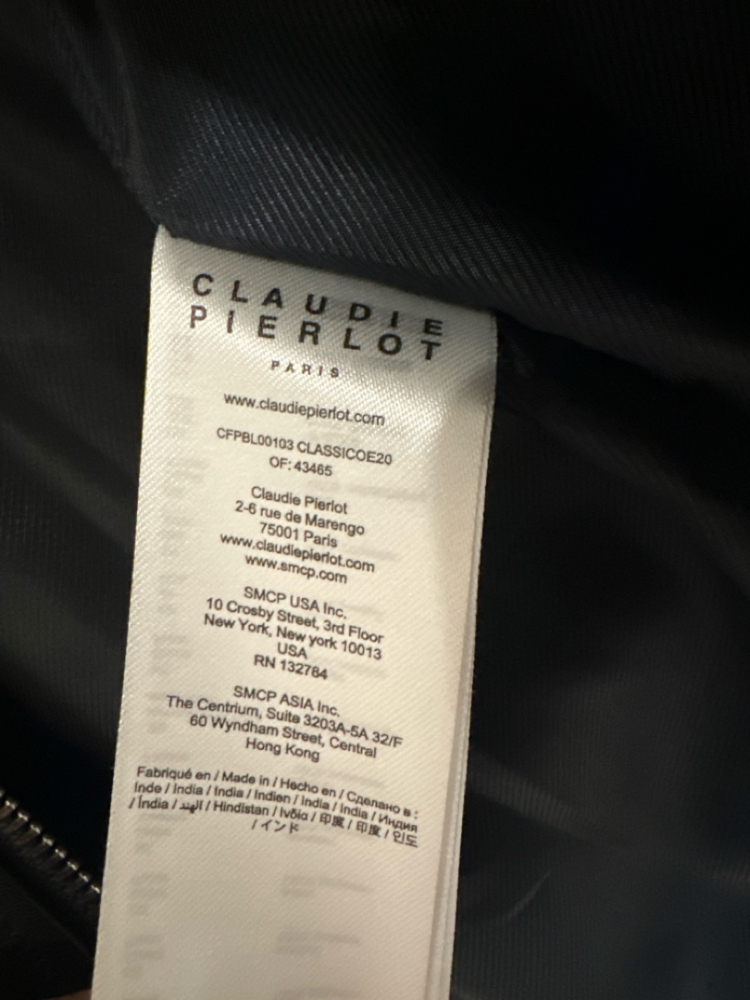 Claudie Pierlot Lederjacke