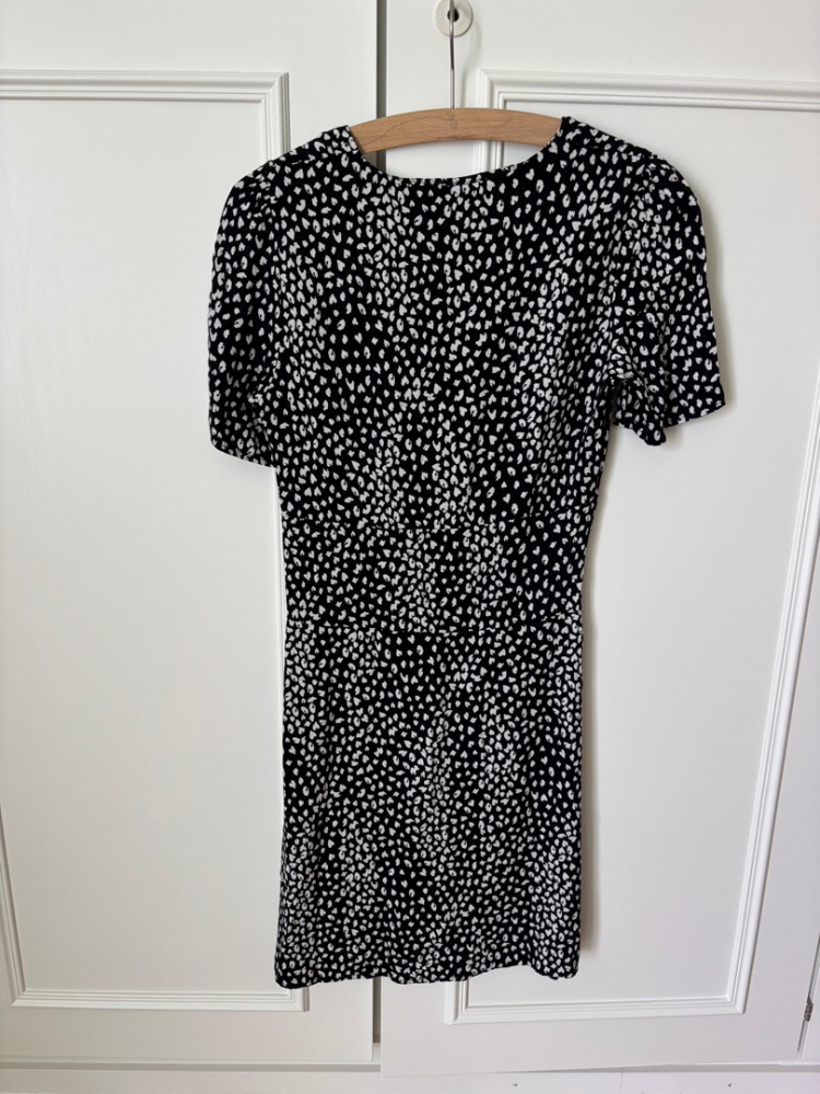 Maje Schwarzer und weißer Mantel