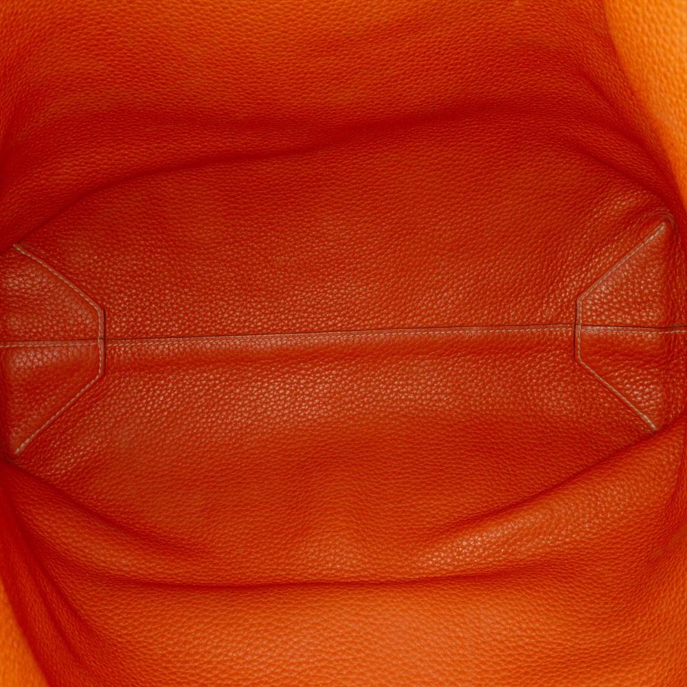 Hermès B Hermès Brown with Orange Calf Leather Clemence Double Sens 36 France