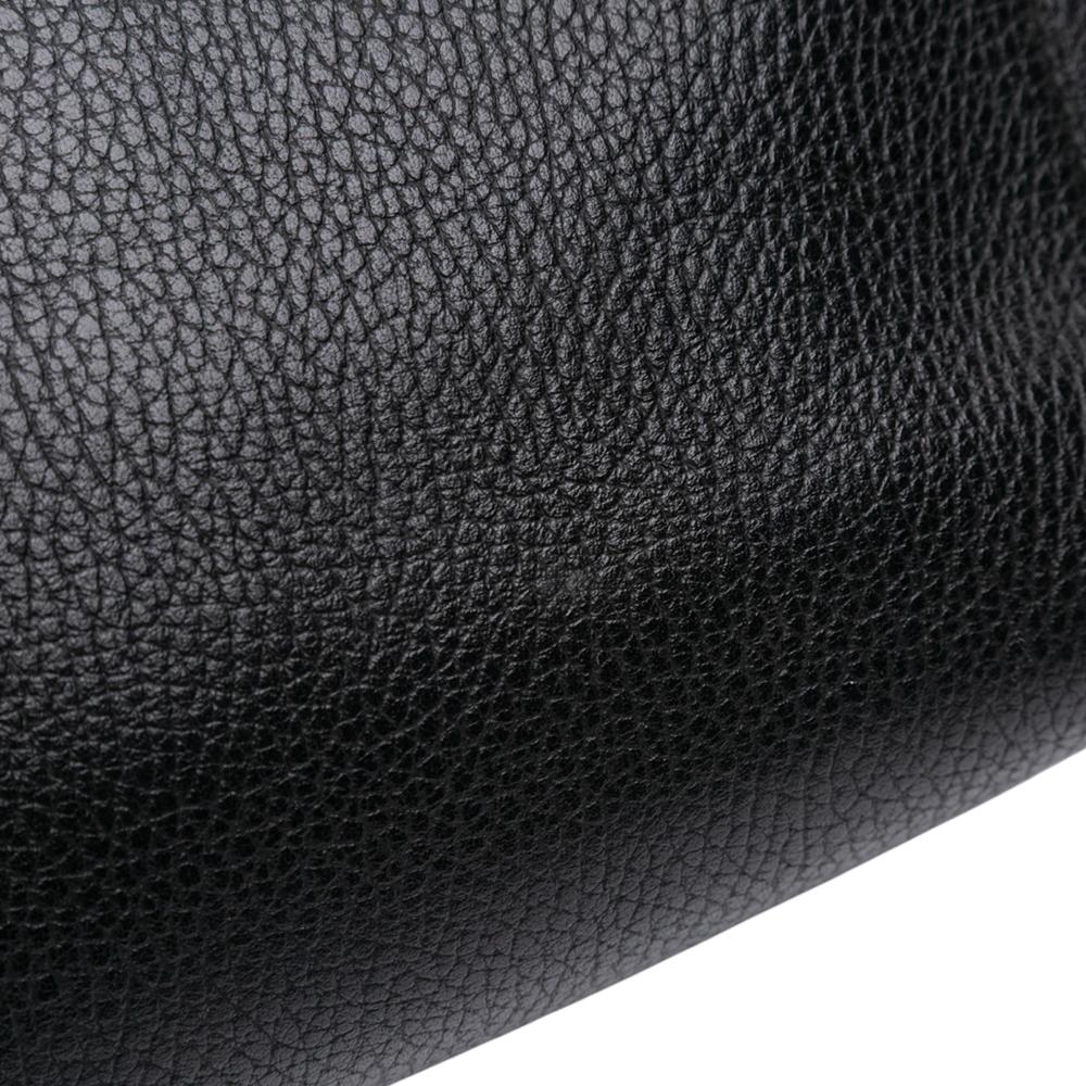 Gucci B Gucci Black Calf Leather Mini Swing Satchel Italy