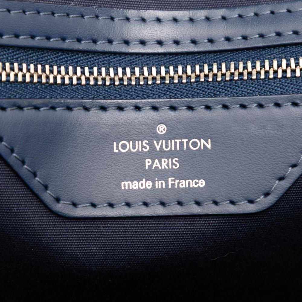 Louis Vuitton B Louis Vuitton Blue Navy Epi Leather Leather Epi Brea MM France