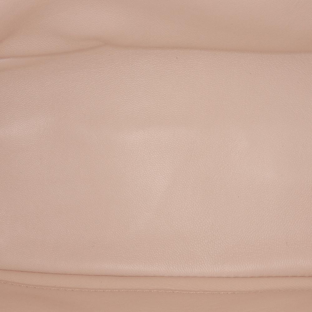 Prada AB Prada Pink Light Pink Saffiano Leather Small Lux Galleria Floral Print Double Zip Satchel Italy