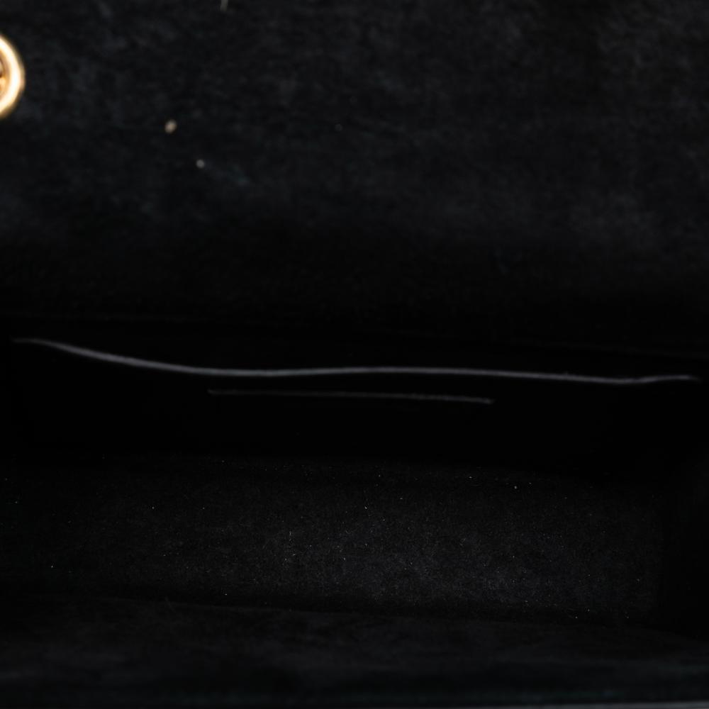 Saint Laurent AB Saint Laurent Black Patent Leather Leather Small Patent Monogram Kate Crossbody Italy